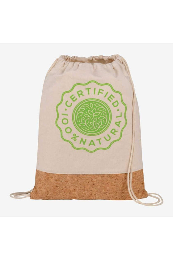 Cotton and Cork Drawstring Bag - Swagmagic